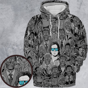 Obey Consume They Live All-over Print Hoodie