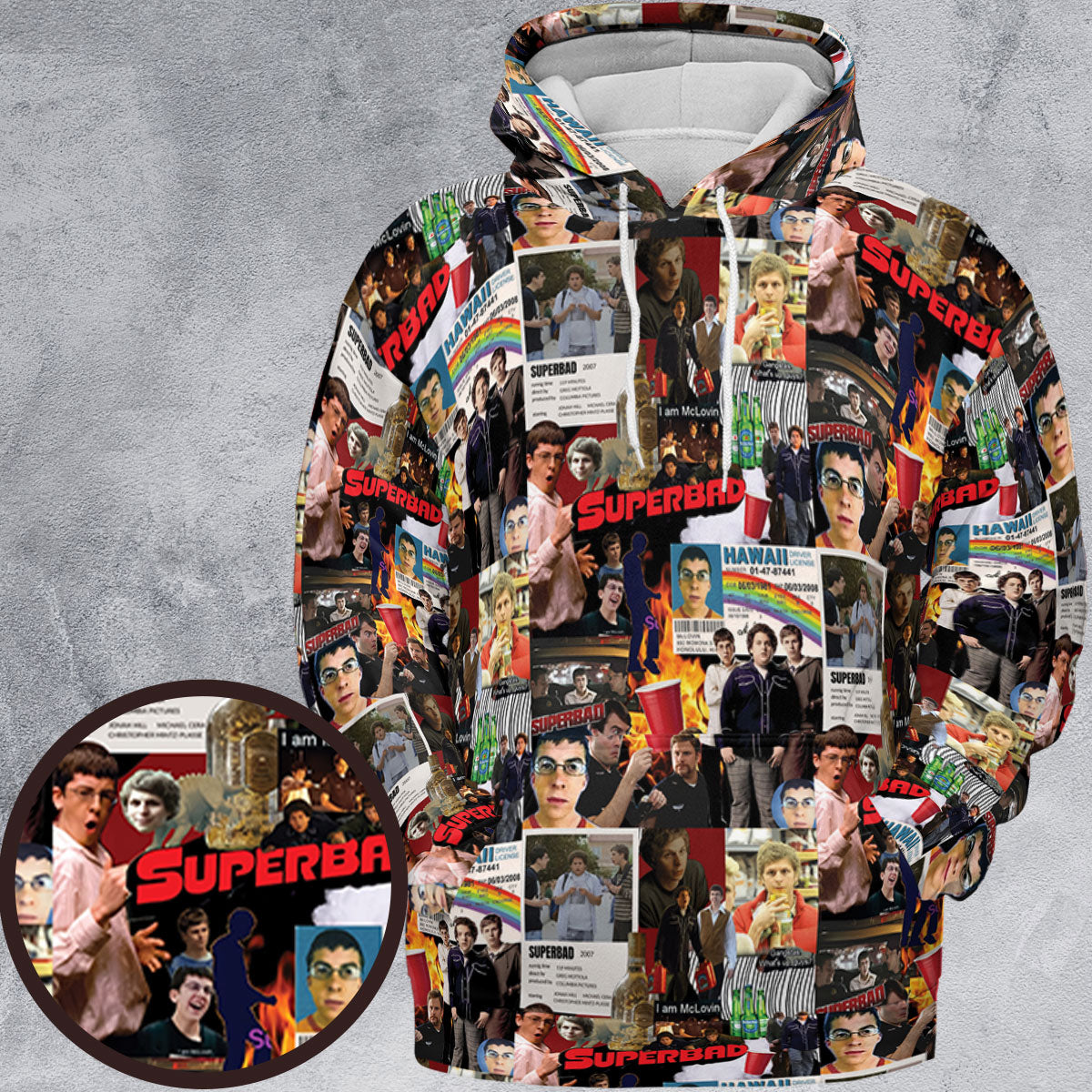 Seth Evan McLovin Superbad All-over Print Hoodie