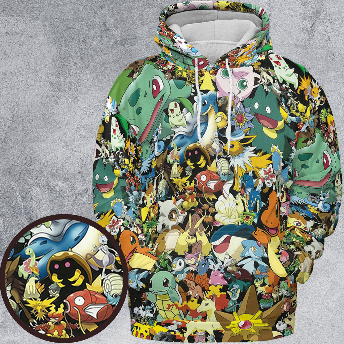 Gotta Catch 'em all Pokemon All-over Print Hoodie
