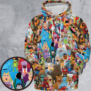 The Great Muppet Jubilee The Muppet All-over Print Hoodie