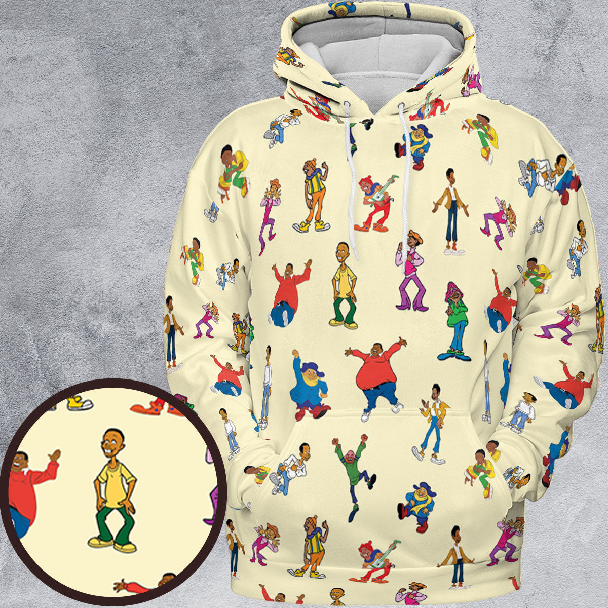 Fat Albert and the Cosby Kids All-over Print Hoodie