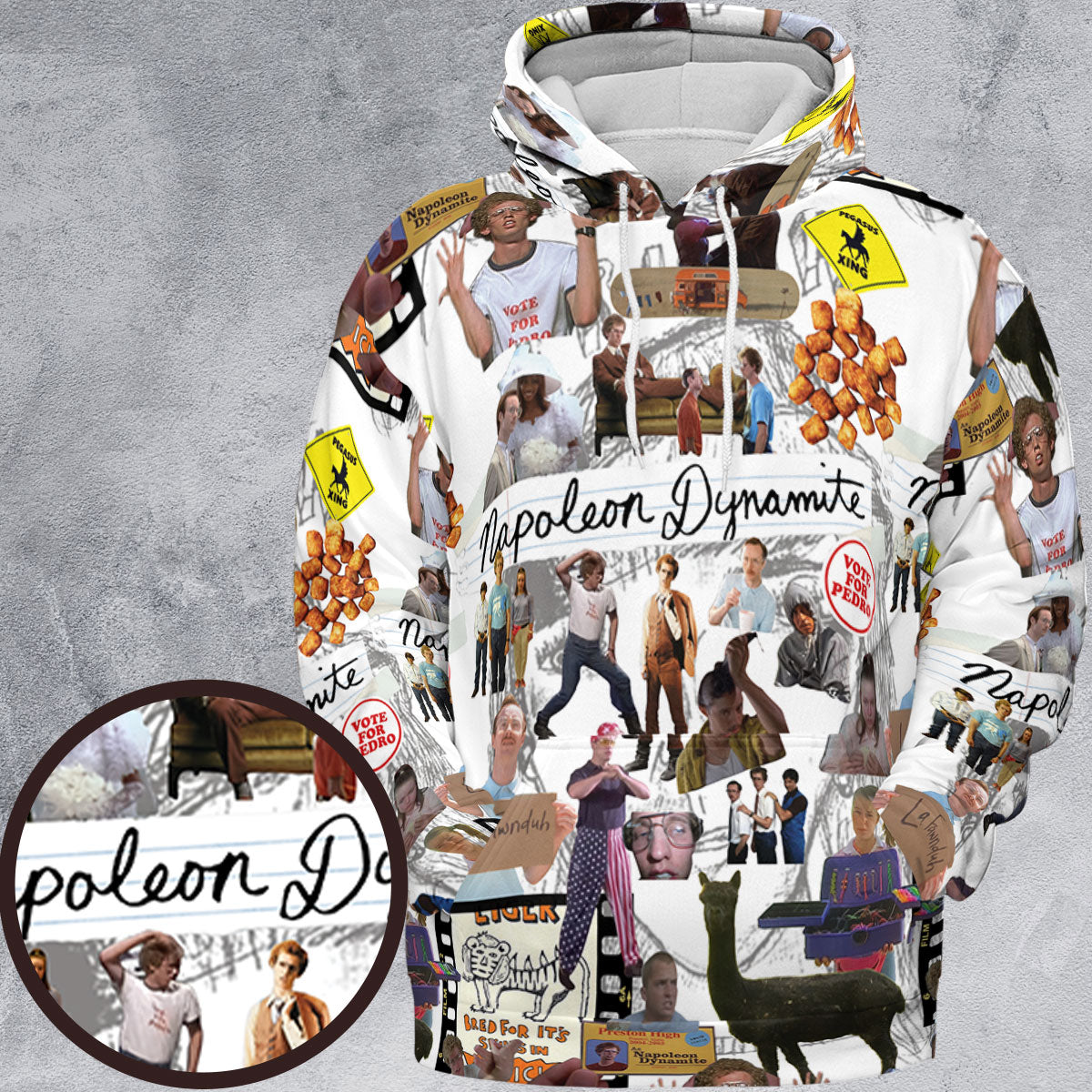 Napoleon Dynamite Journal All-over Print Hoodie