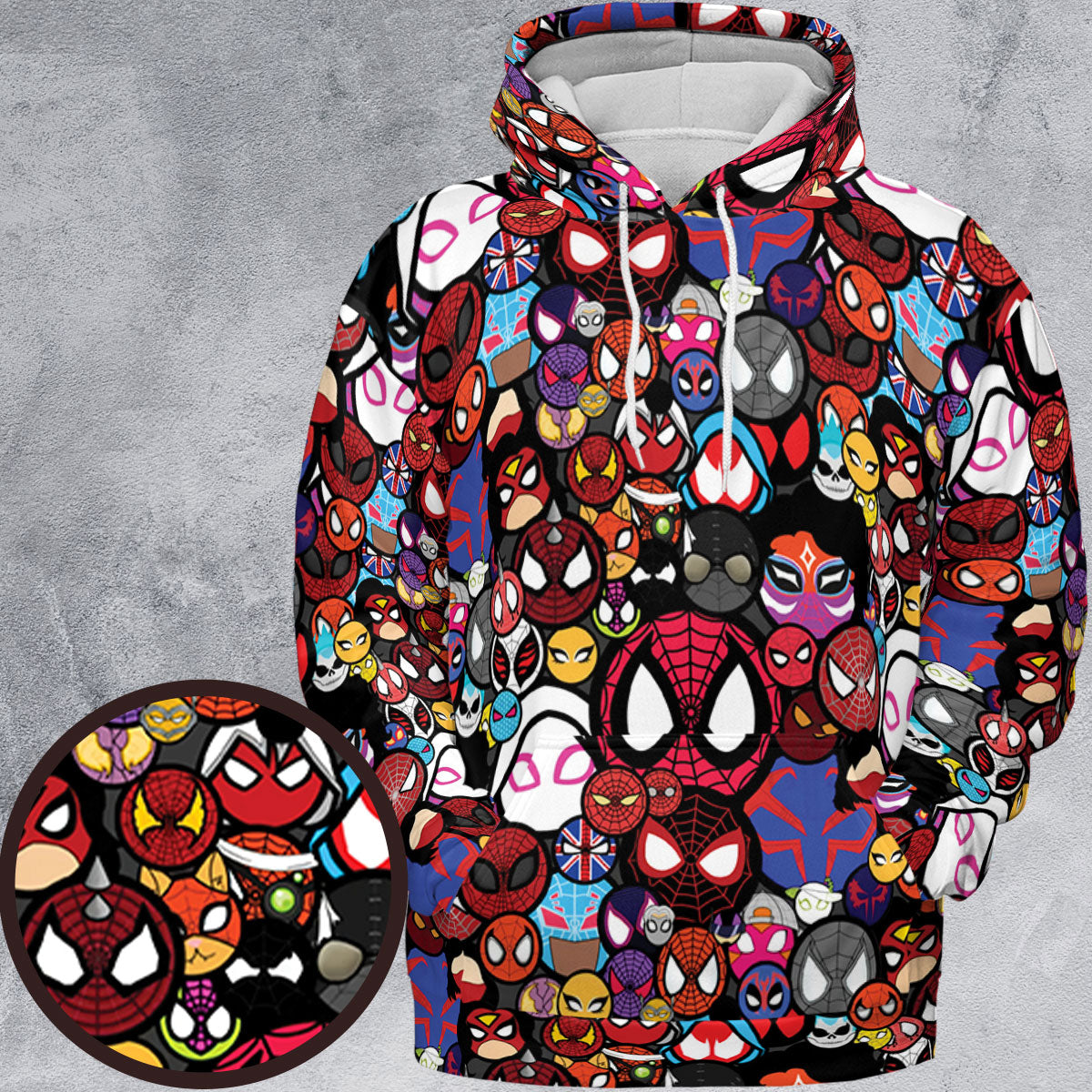 Spide-Mania Spider-Verse All-over Print Hoodie