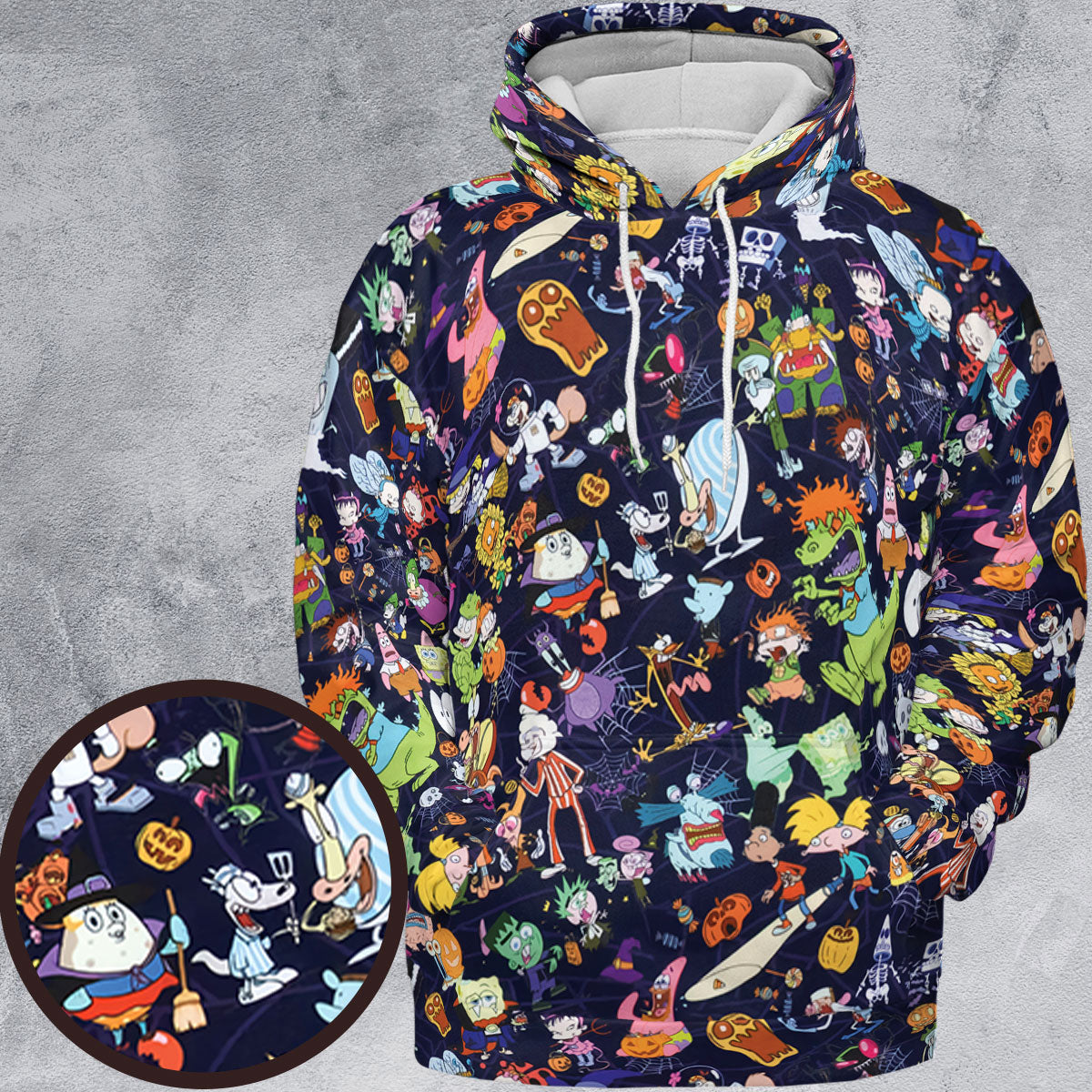 Nickelodeon Halloween Party All-over Print Hoodie