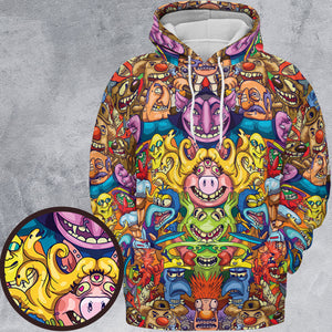 Monster Muppets The Muppets Characters All-over Print Hoodie