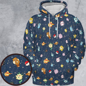 Gengar as Eevee The Eeveelutions Pokemon All-over Print Hoodie