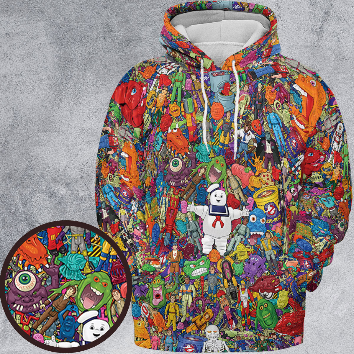 Ghostbusters Toybox All-over Print Hoodie