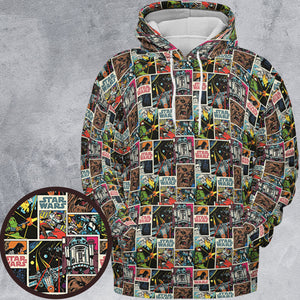 Star Wars Comic All-over Print Hoodie