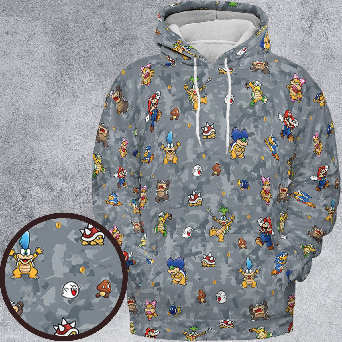 Super Mario Nintendo Video Game All-over Print Hoodie
