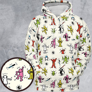 Pop Wars Star Wars Pop Art Pattern All-over Print Hoodie