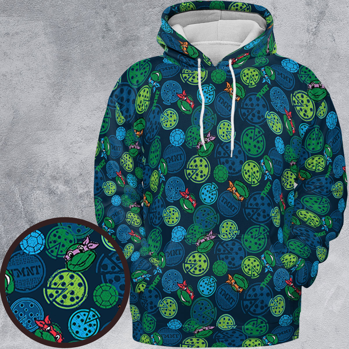 Teenage Mutant Ninja Turtles Pizza All-over Print Hoodie