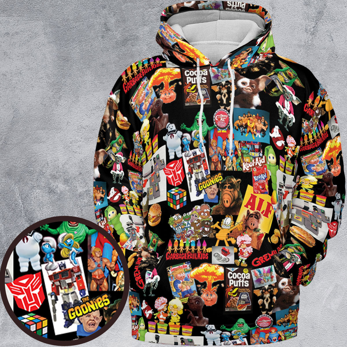 80's Kids Starter Pack All-over Print Hoodie