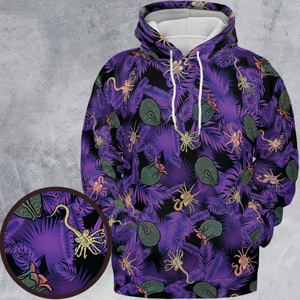 Alien Facehugger Ovomorph All-over Print Hoodie