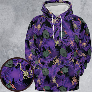 Alien Facehugger Ovomorph All-over Print Hoodie