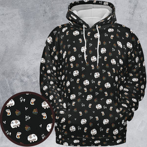 Appa Yip Yip Avatar Pattern All-over Print Hoodie