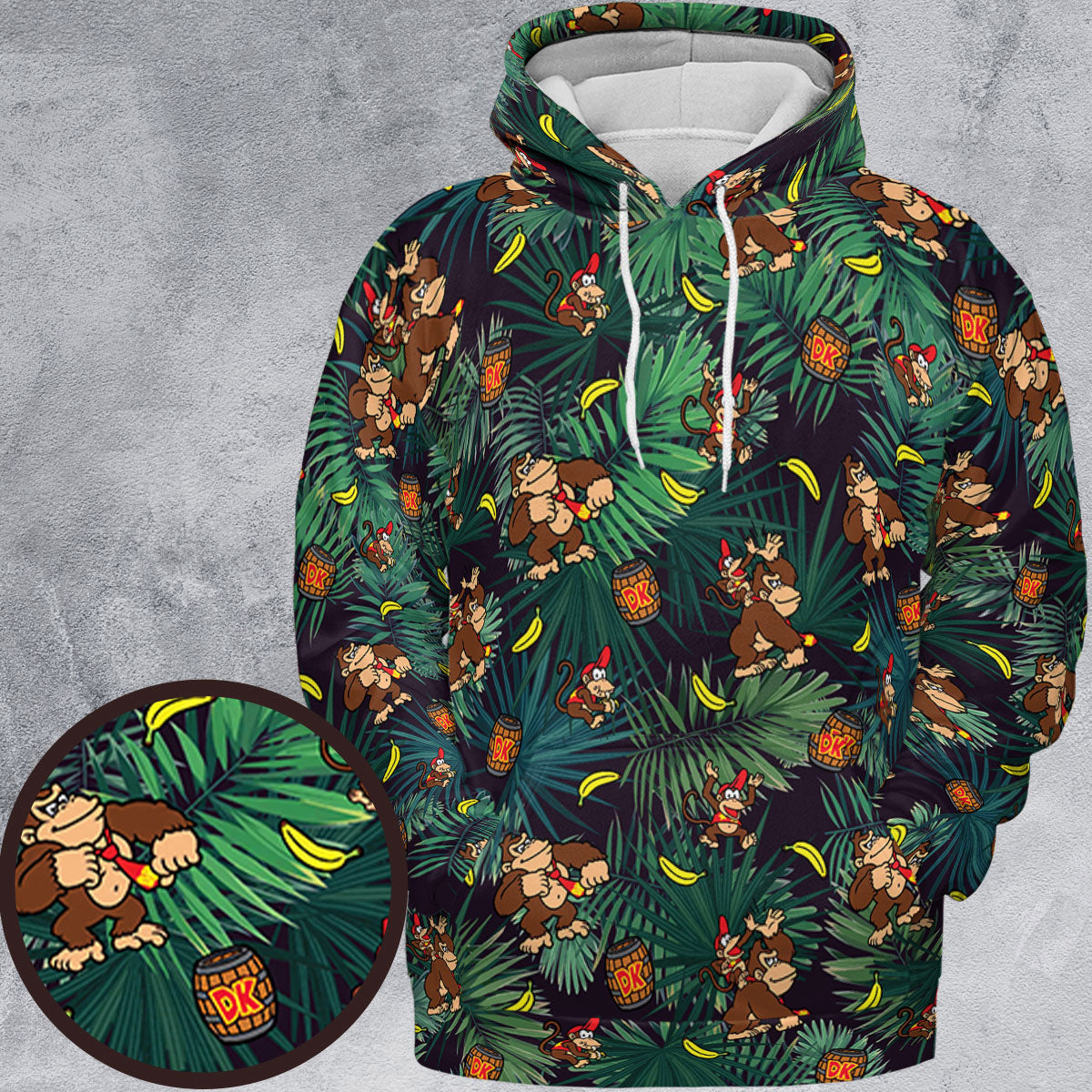 Donkey Kong Nintendo Video Games All-over Print Hoodie