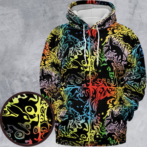 Eevee Pokemon Black All-over Print Hoodie