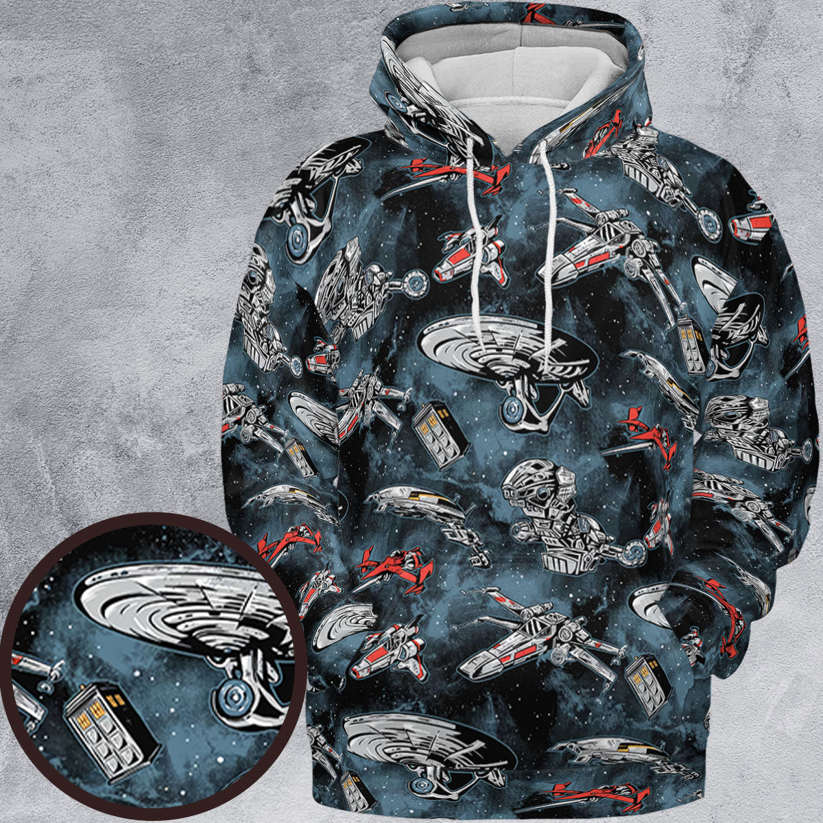 Ultimate Space Fleet All-over Print Hoodie