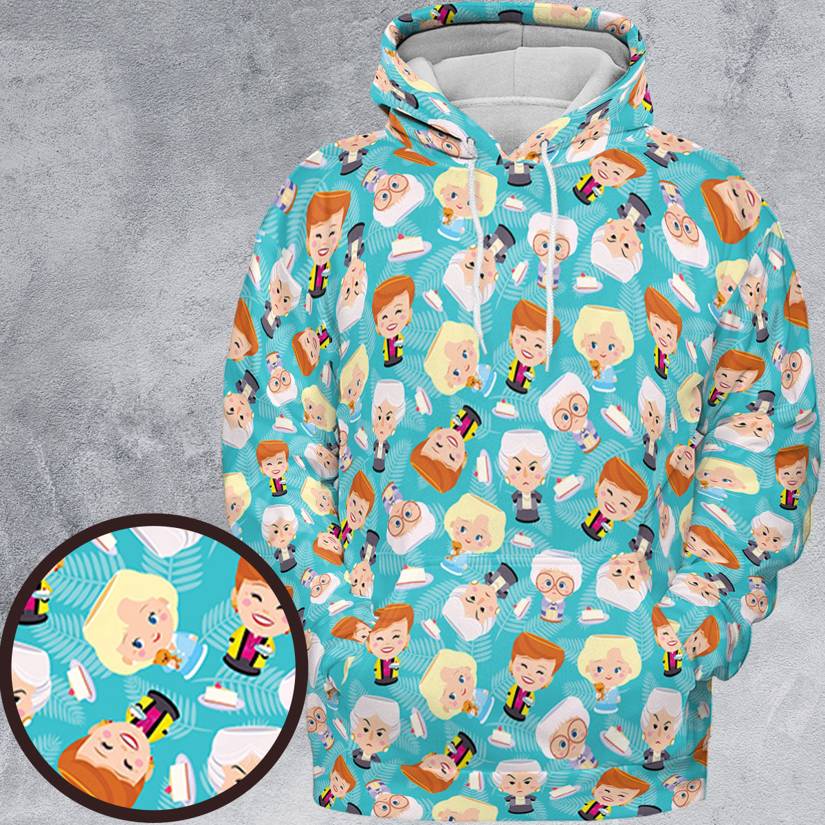 Little Dolls The Golden Girls All-over Print Hoodie