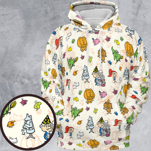 Chibi Tales Of The Wizard Of Oz All-over Print Hoodie
