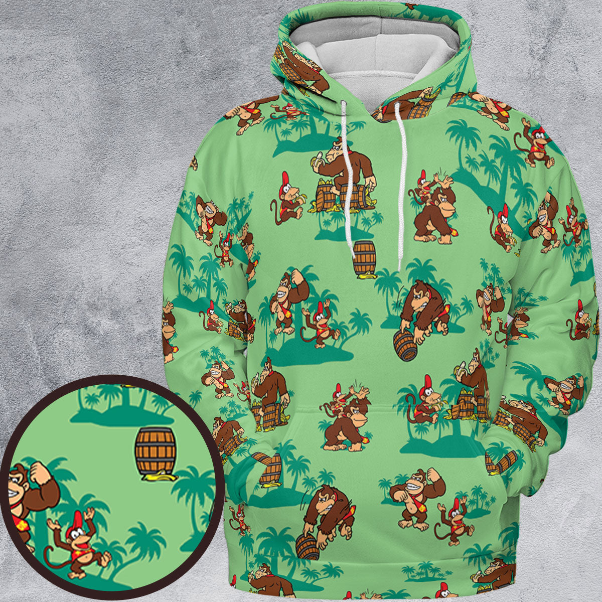 Donkey Kong & Diddy Kong All-over Print Hoodie