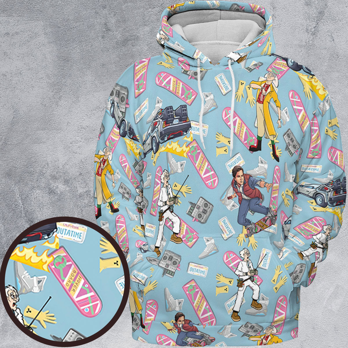 Marty McFly Dr. Emmett Brown Back To The Future All-over Print Hoodie