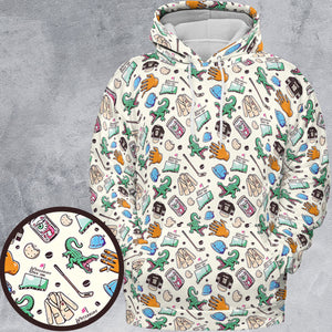 Happy Gilmore Pattern All-over Print Hoodie