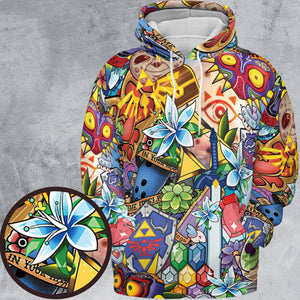 A Majora's Mask The Legend of Zelda All-over Print Hoodie