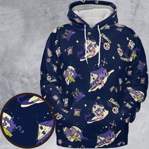 Courage the Cowardly Dog Scenic All-over Print Hoodie