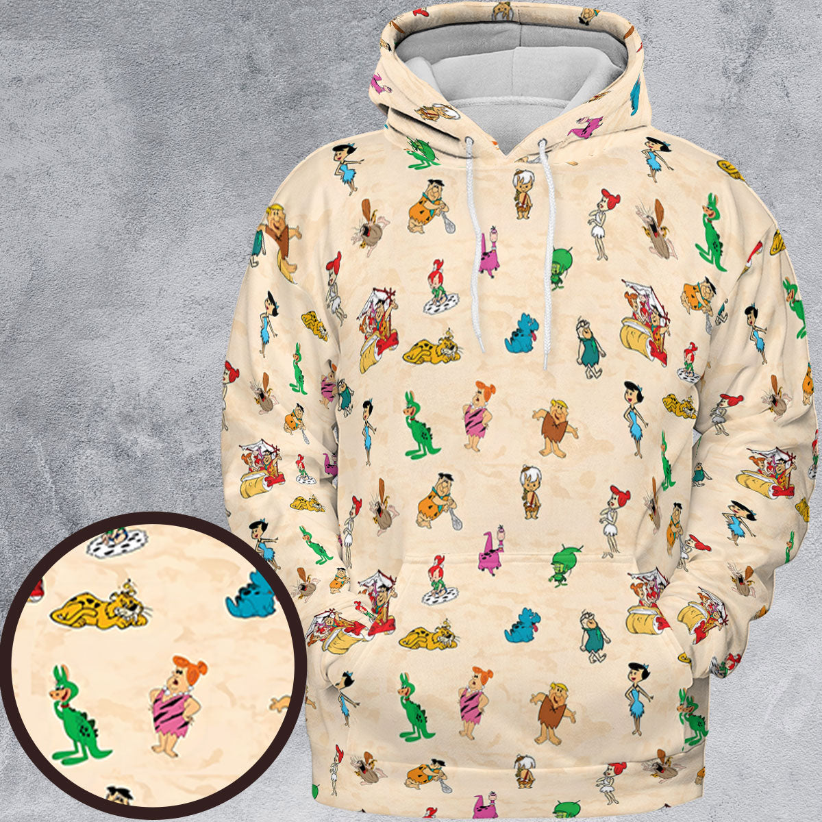 Bedrock The Flintstones All-over Print Hoodie
