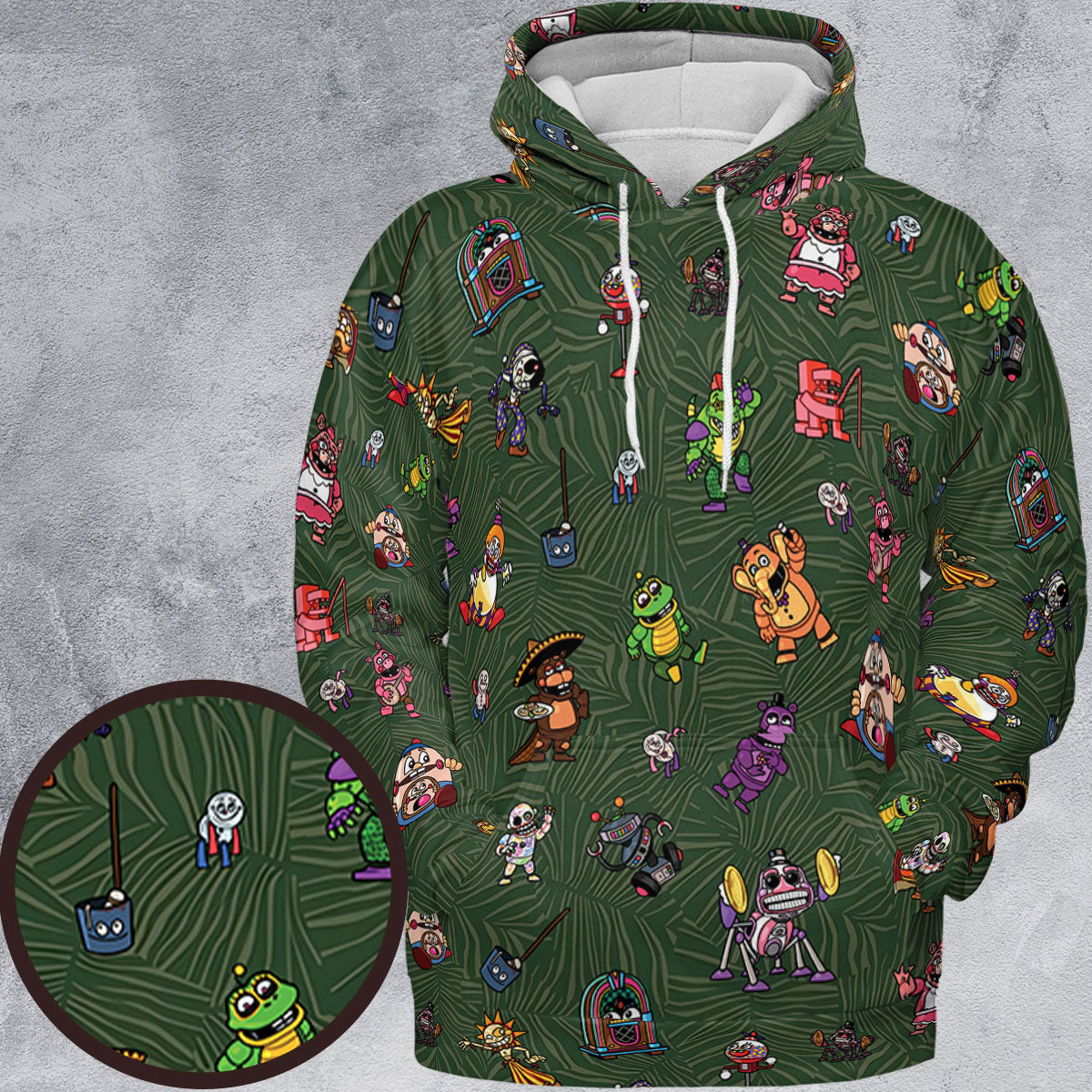 Five Nights at Freddy's Characters All-over Print Hoodie