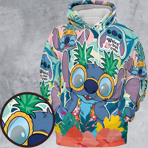 Weird But Cute Stitch All-over Print Hoodie