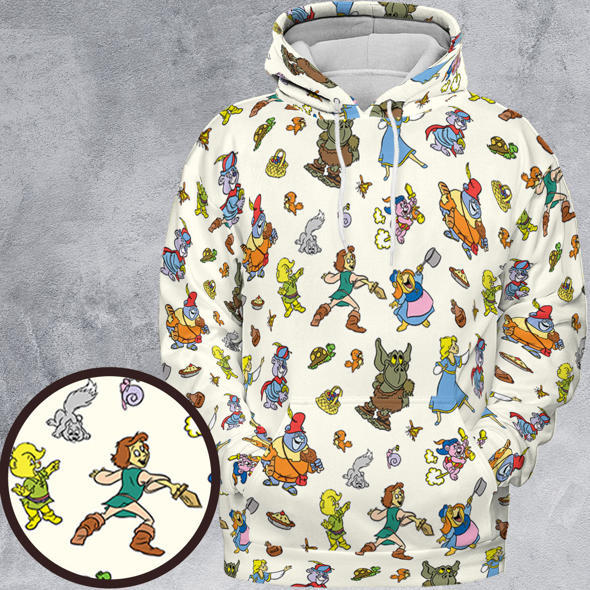 Gummi Bears Characters All-over Print Hoodie