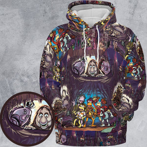 It's All Connected Fraggle Rock All-over Print Hoodie