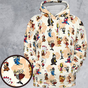 Nostalgia Underdog Characters All-over Print Hoodie