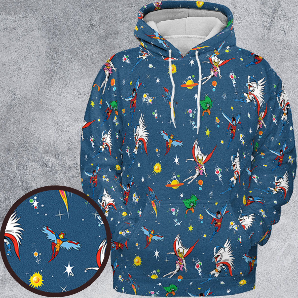 Battle of the Planets All-over Print Hoodie