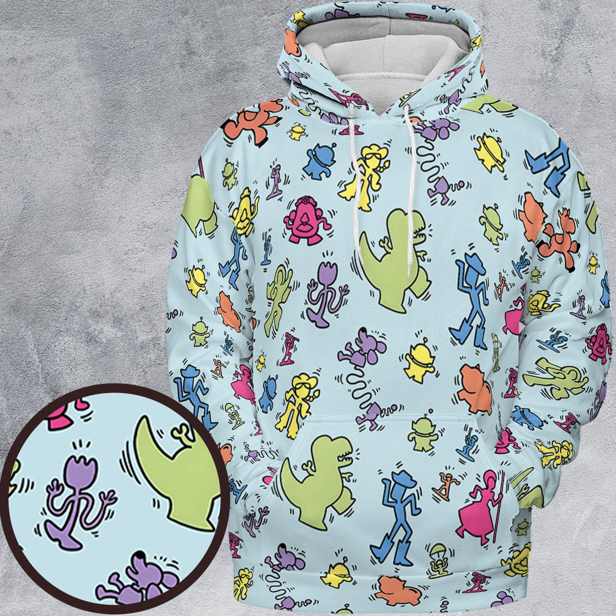 Toy Art Toy Story All-over Print Hoodie