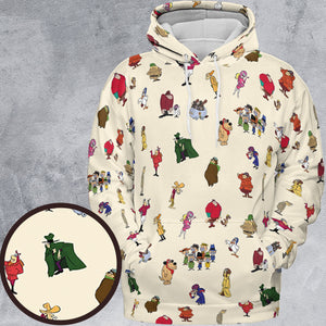 Wacky Races Characters All-over Print Hoodie
