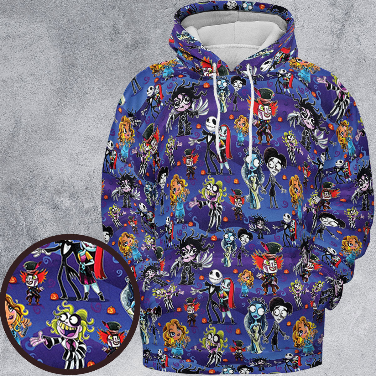 Tim Burton Movies All-over Print Hoodie