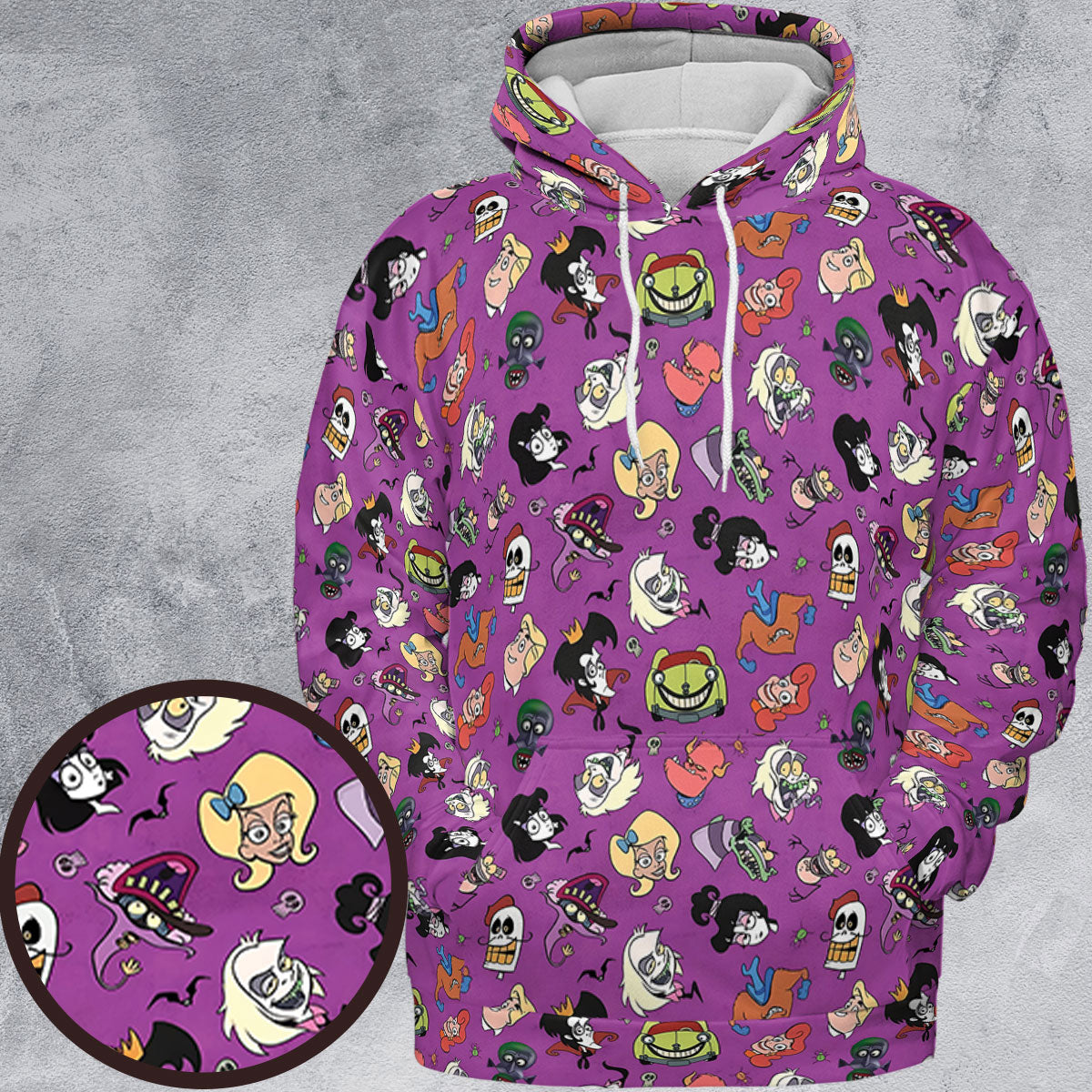 Beetlejuice Cartoon Vintage All-over Print Hoodie