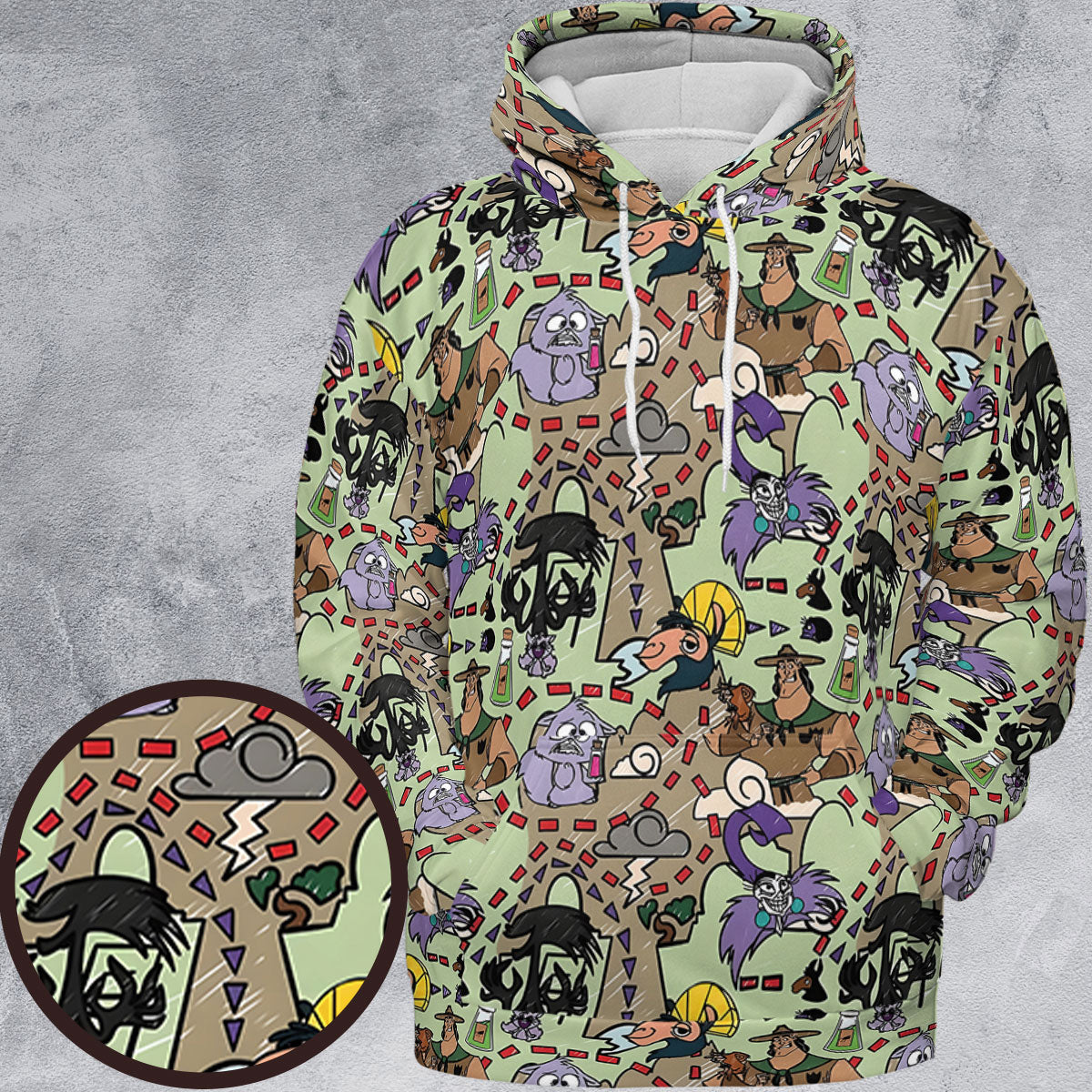 Groove Map The Emperor's New Groove All-over Print Hoodie