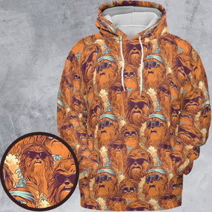 Retro Chewy Summer Vibes All-over Print Hoodie