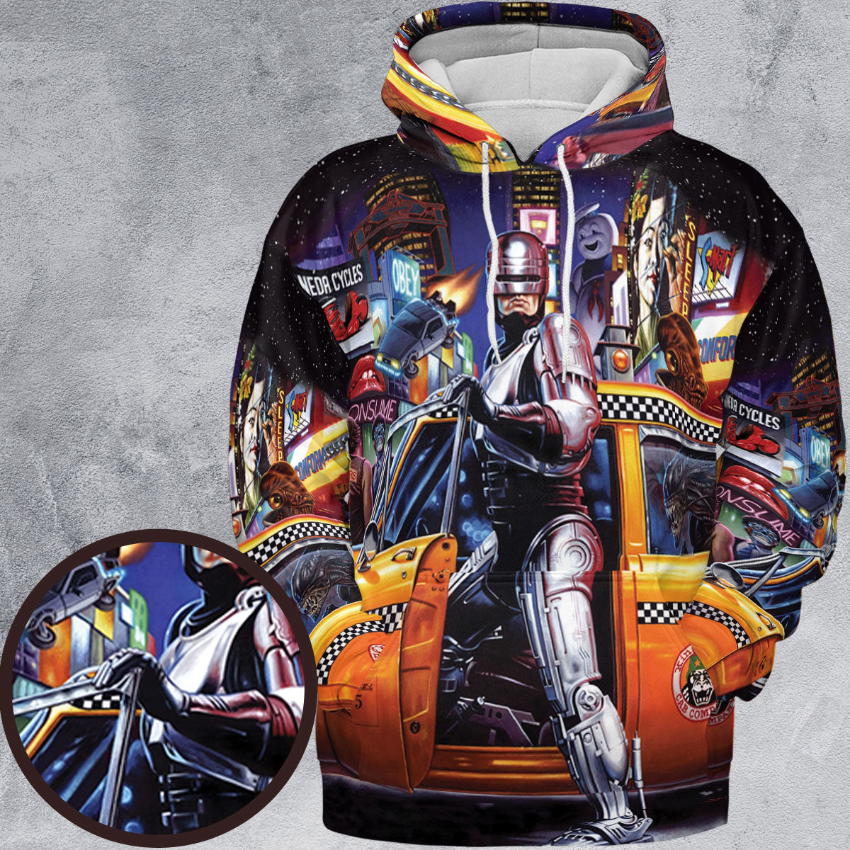 Movies Mashup All-over Print Hoodie