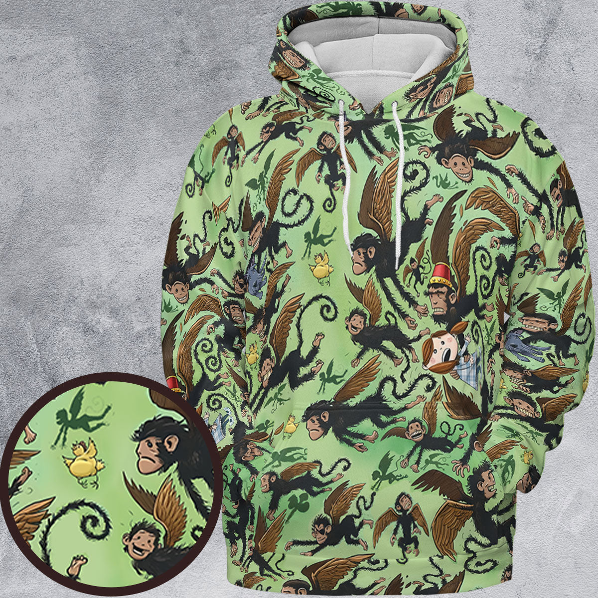Flying Monkeys The Wizard Of Oz All-over Print Hoodie
