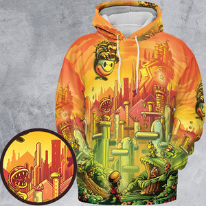 Plumber Kingdom Super Mario All-over Print Hoodie