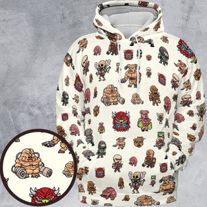 Doom Chibi Characters All-over Print Hoodie