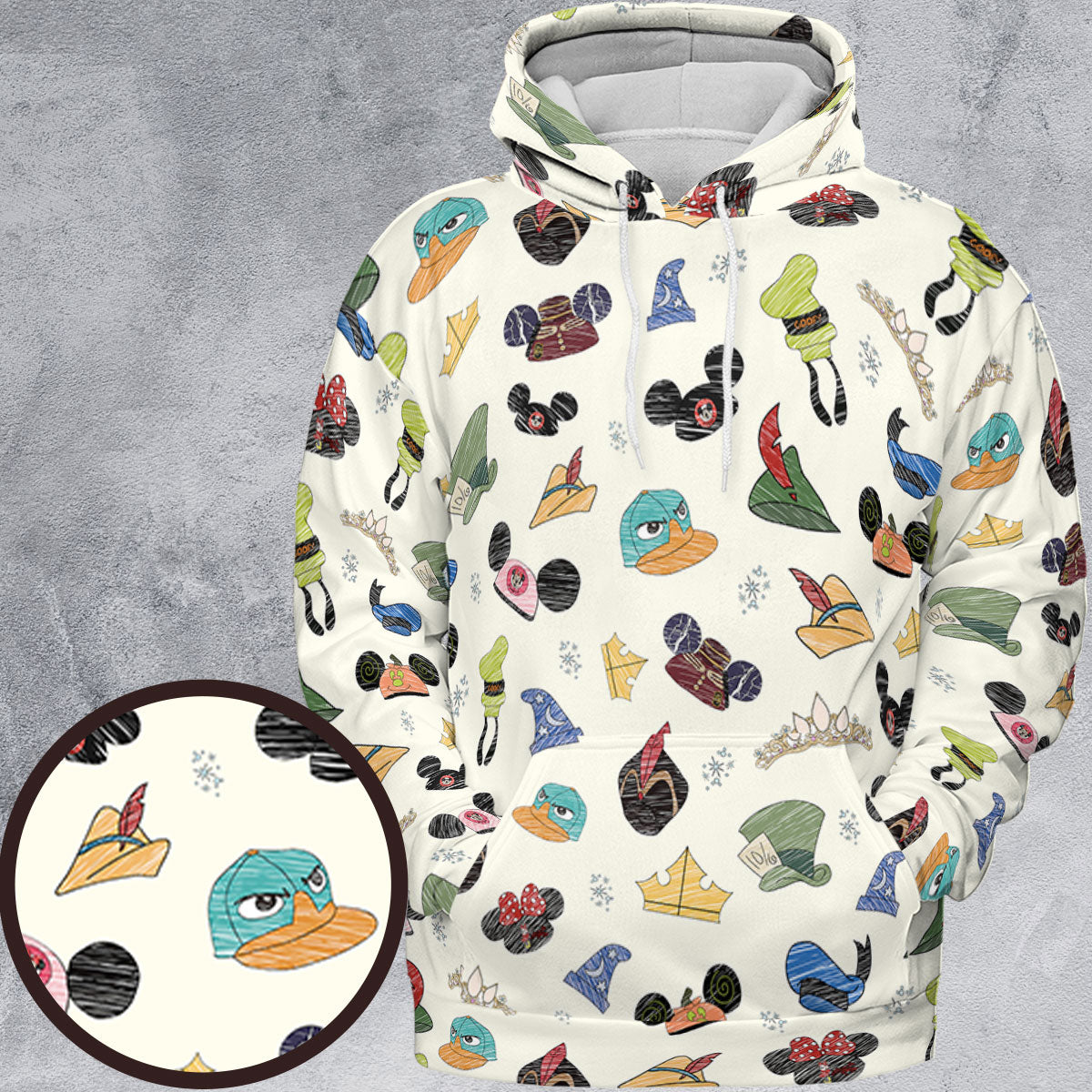 The Happiest Kingdom All-over Print Hoodie