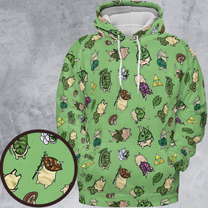 Korok Style The Legend of Zelda All-over Print Hoodie