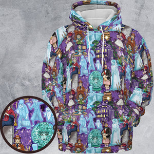 Foolish Mortal Supply Haunted Mansion All-over Print Hoodie