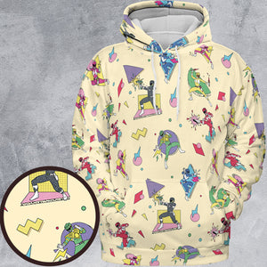 Morphin Team Power Rangers All-over Print Hoodie